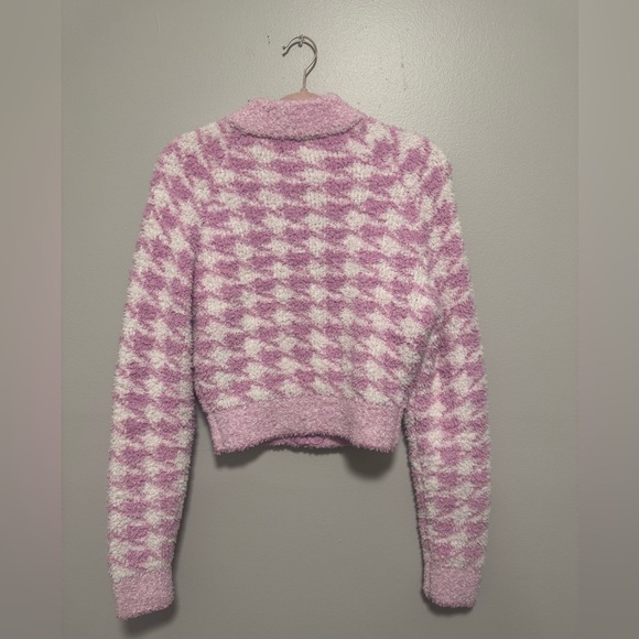 Skims Petal Pink Cozy Zip Up Jacket - Picture 3 of 7